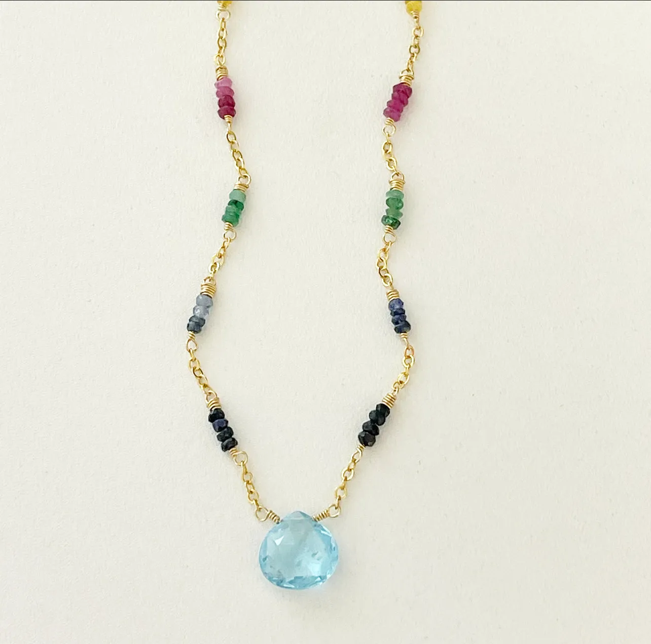 1336 - Gemstone Layering Necklace