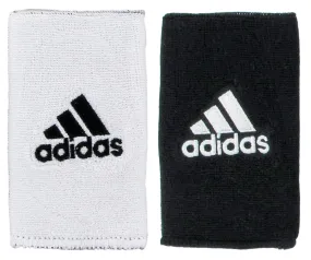 Adidas Interval Reversible Large Wristbands - White/Black 5134704