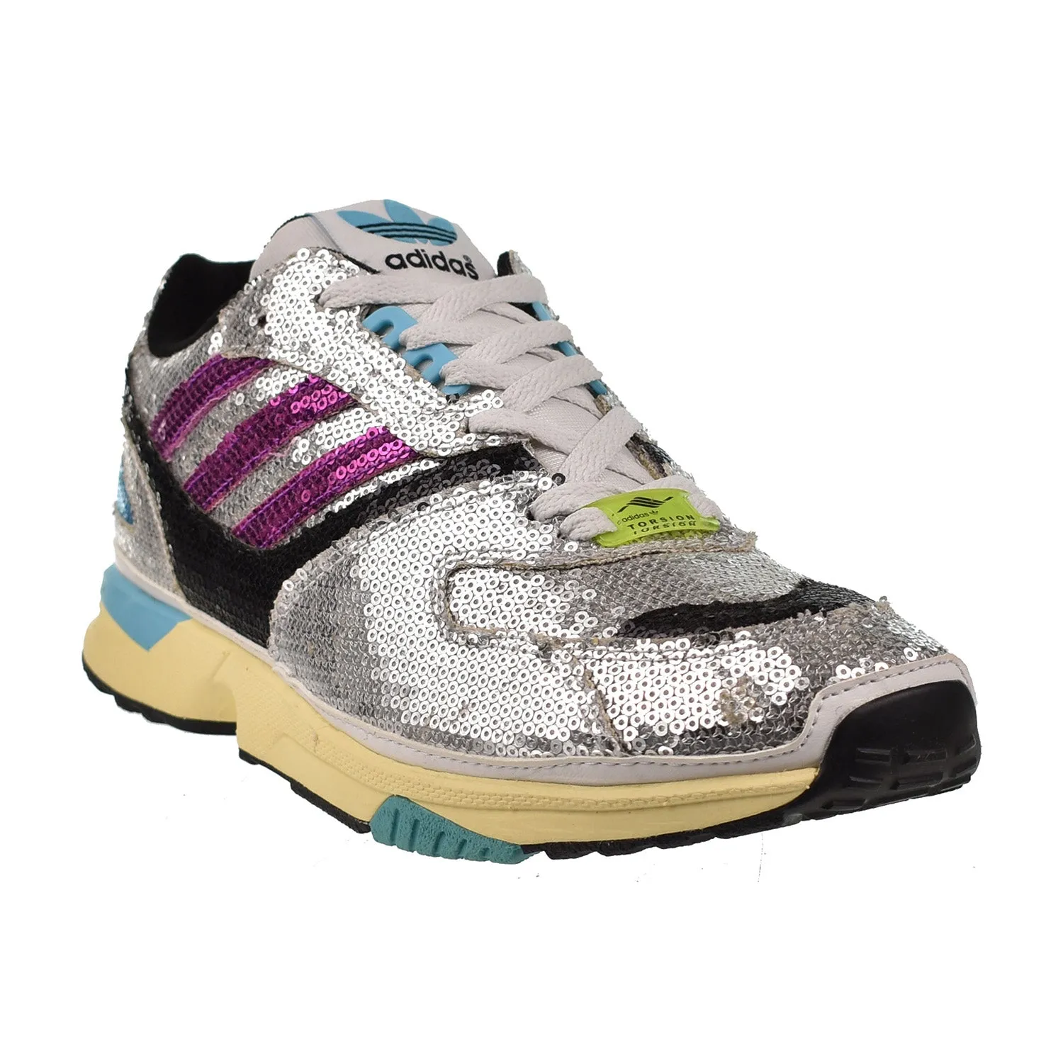 Adidas ZX 4000 Women's Shoes Glitter Silver-Purple