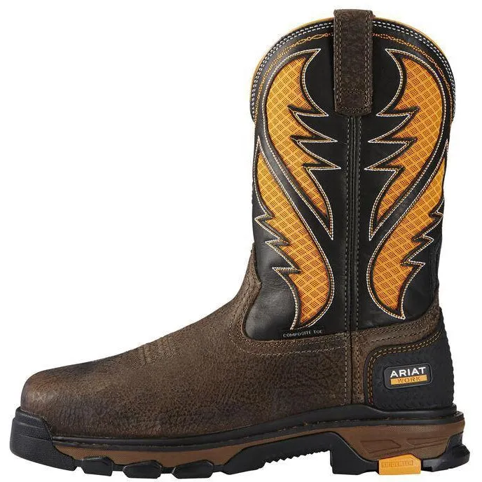 Ariat Men's Intrepid VentTEK 11" Comp Toe Work Boot - Brown - 10020072