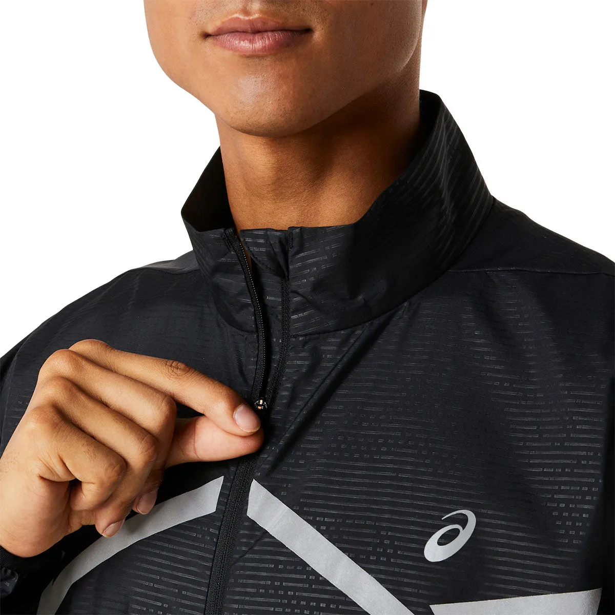 Asics Lite-Show Jacket Men Black '  