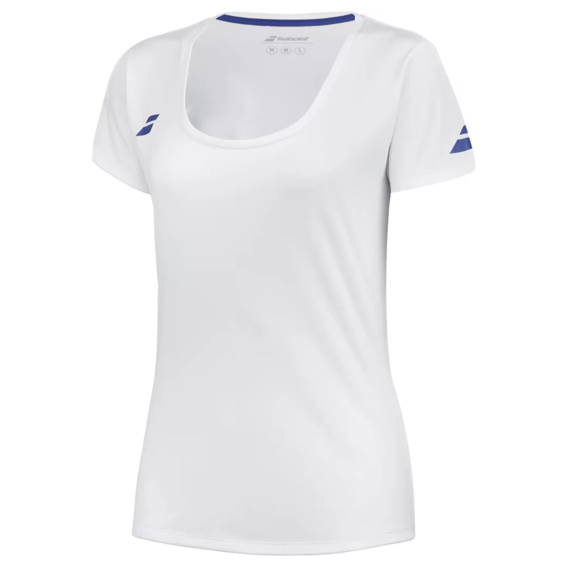 Babolat Play Cap Sleeve Girl Top 1000 - White/White