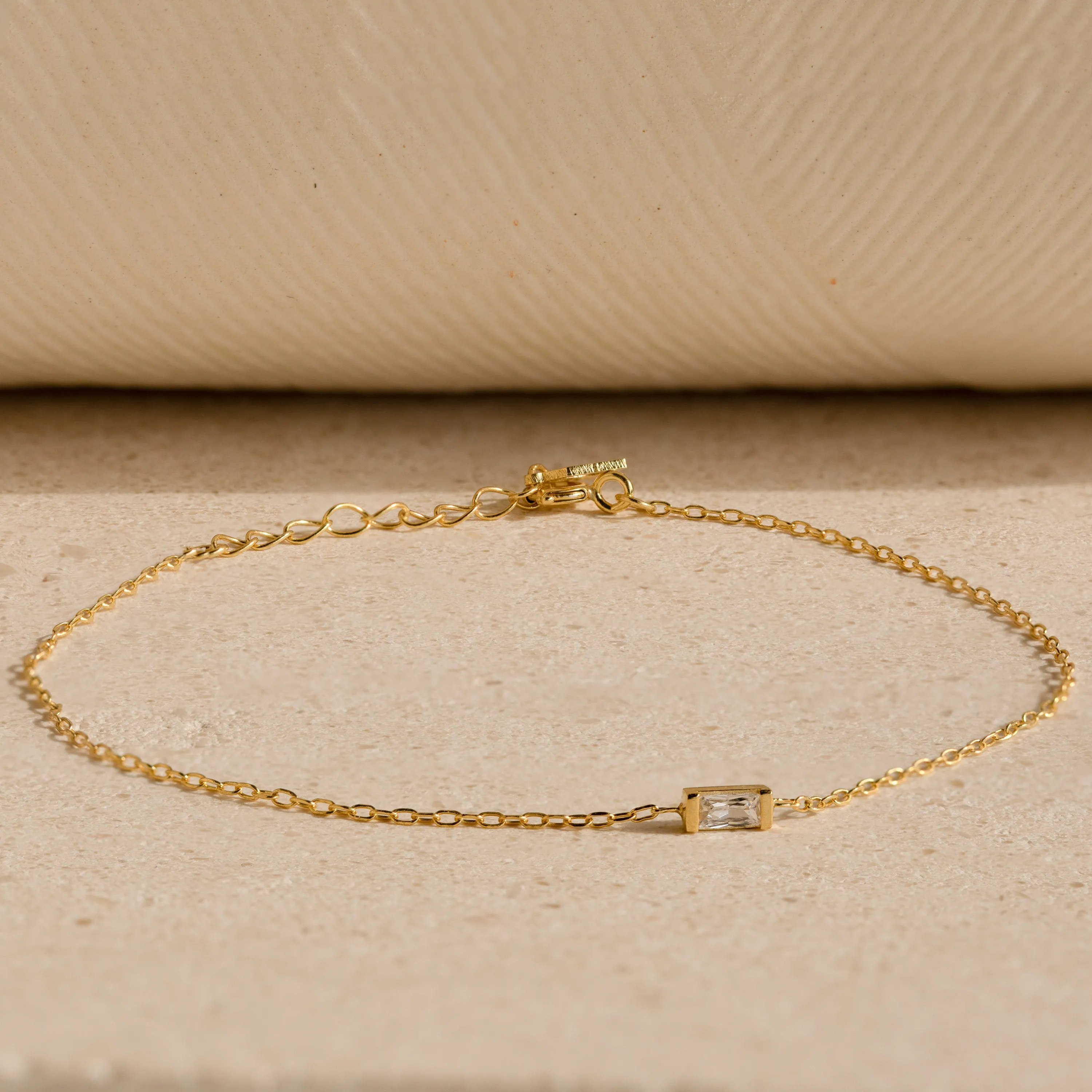 Baguette Birthstone Bracelet