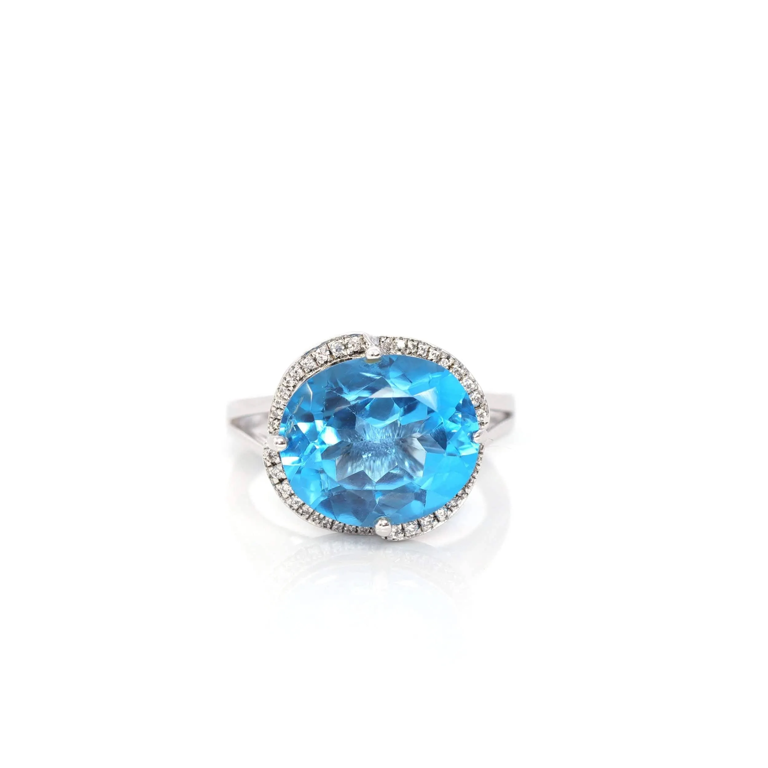 Baikalla? Sterling Silver Sky Blue Topaz Ring