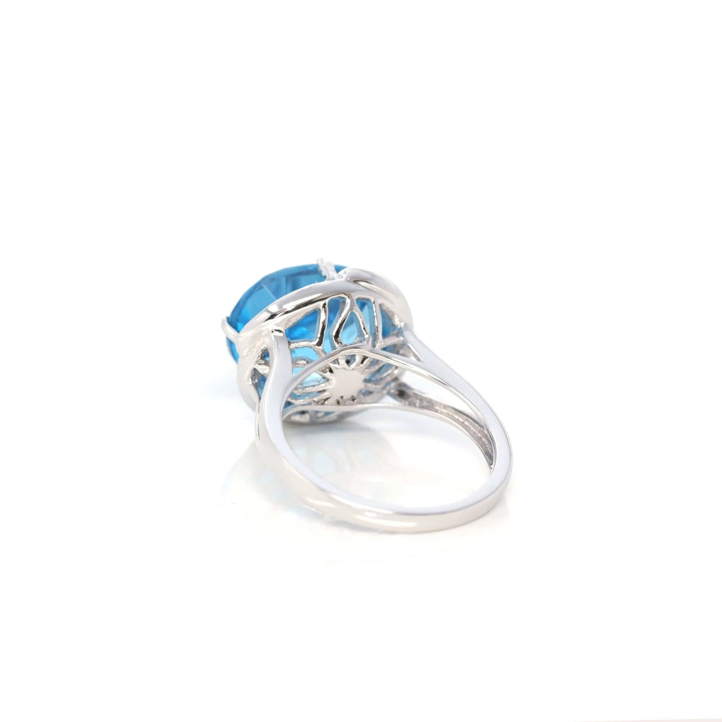 Baikalla? Sterling Silver Sky Blue Topaz Ring