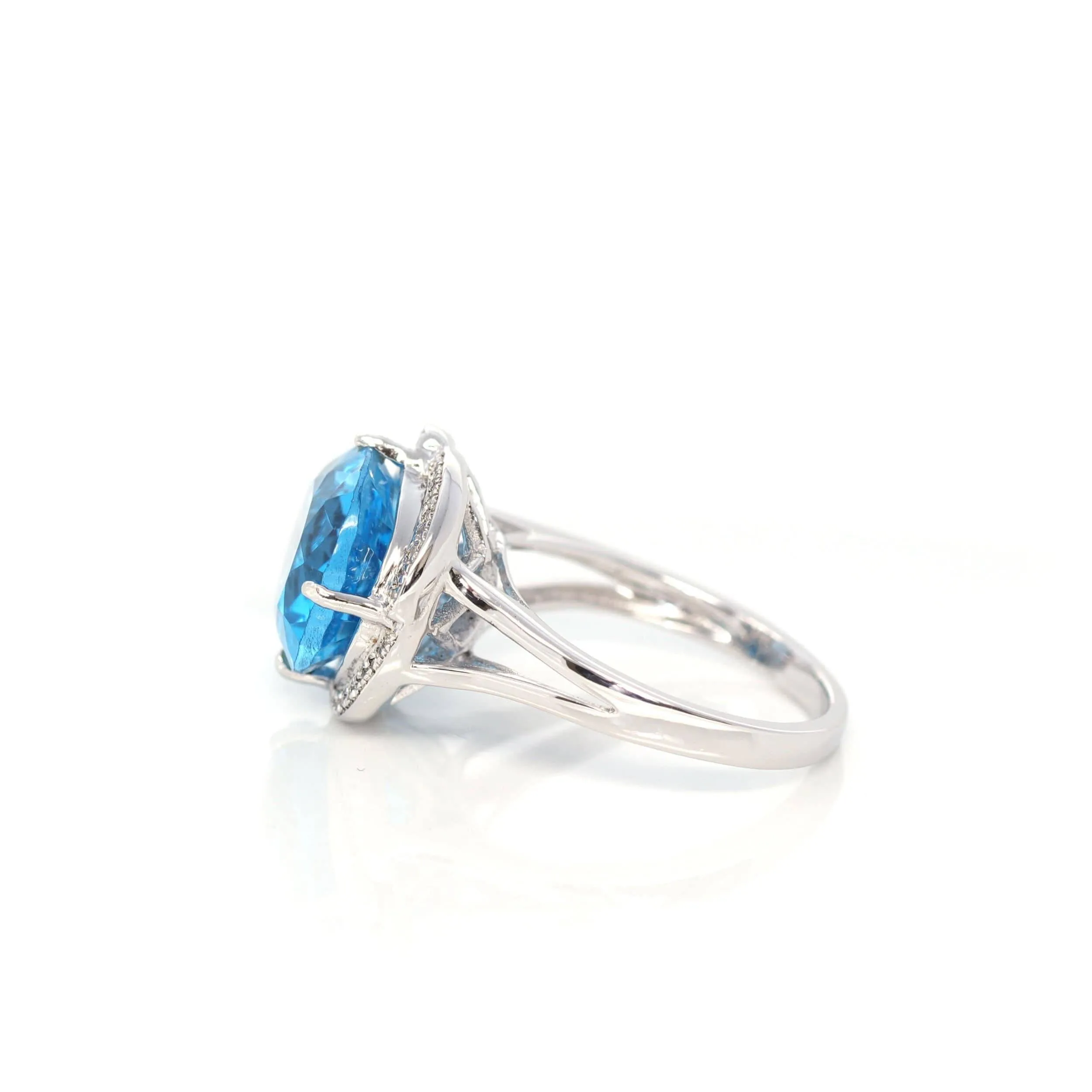 Baikalla? Sterling Silver Sky Blue Topaz Ring