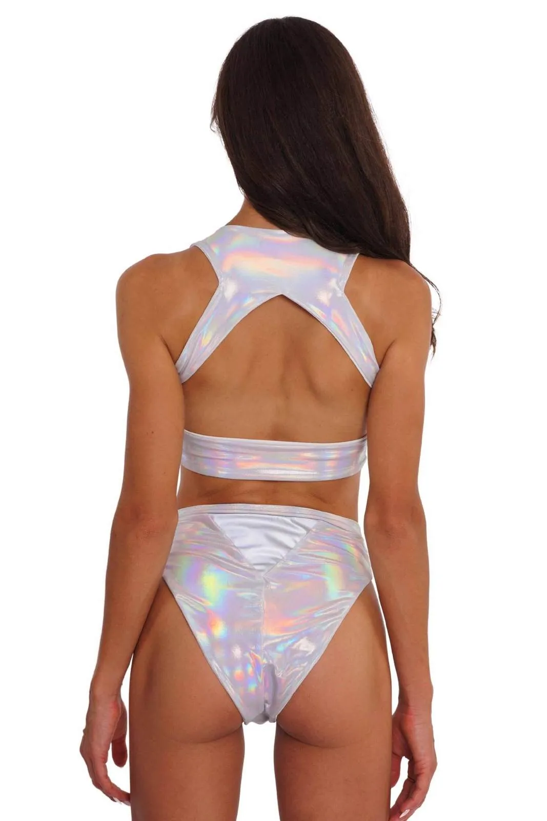 Barcelona Iridescent Bikini Top