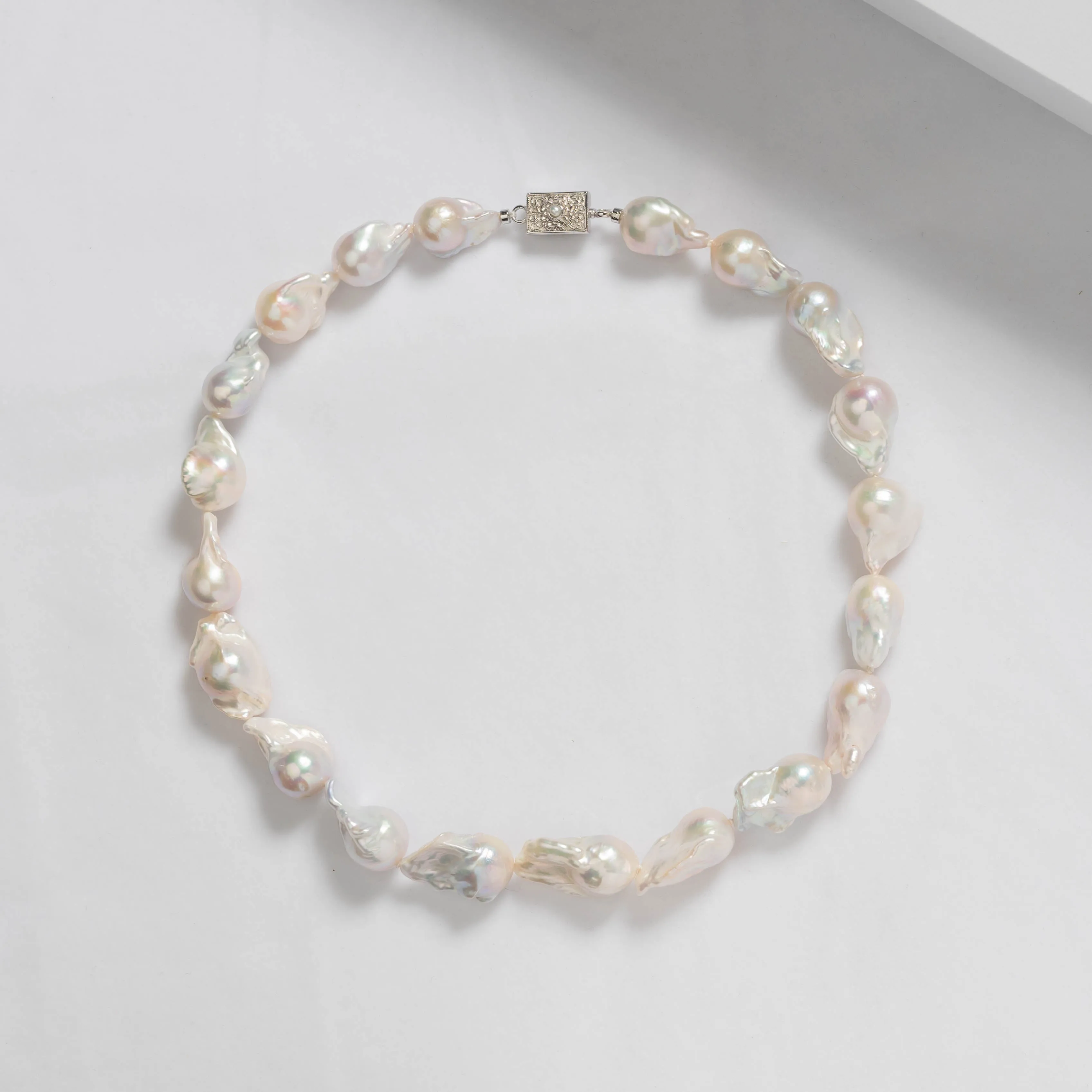 Baroque Pearl Necklace WN00505 | New Yorker