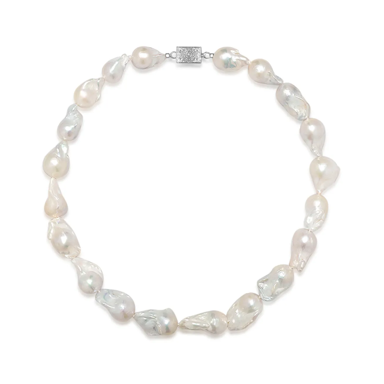 Baroque Pearl Necklace WN00505 | New Yorker