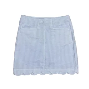 Beachtime Scallop Skort in White