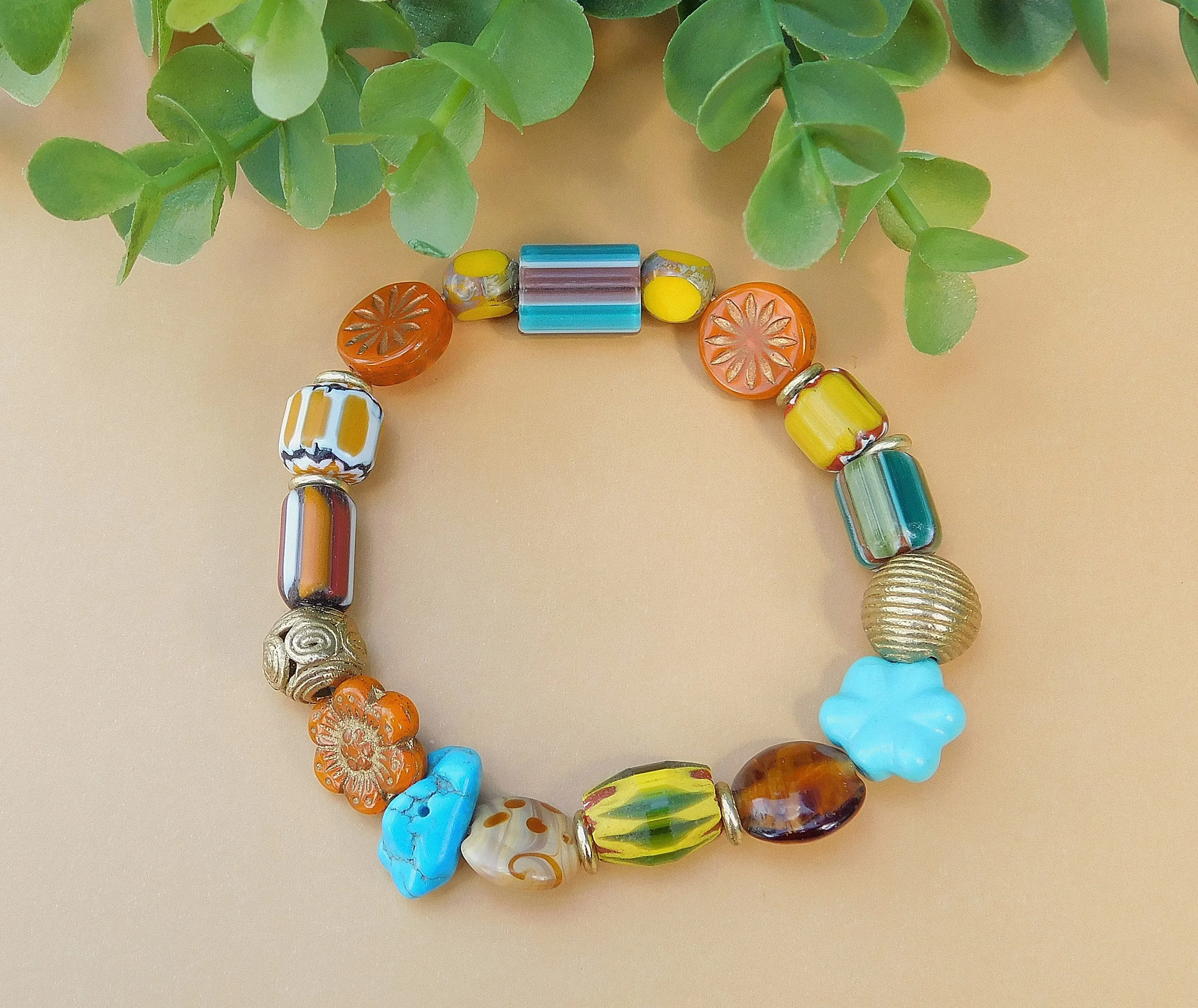 Bead Soup Stretch Bracelet