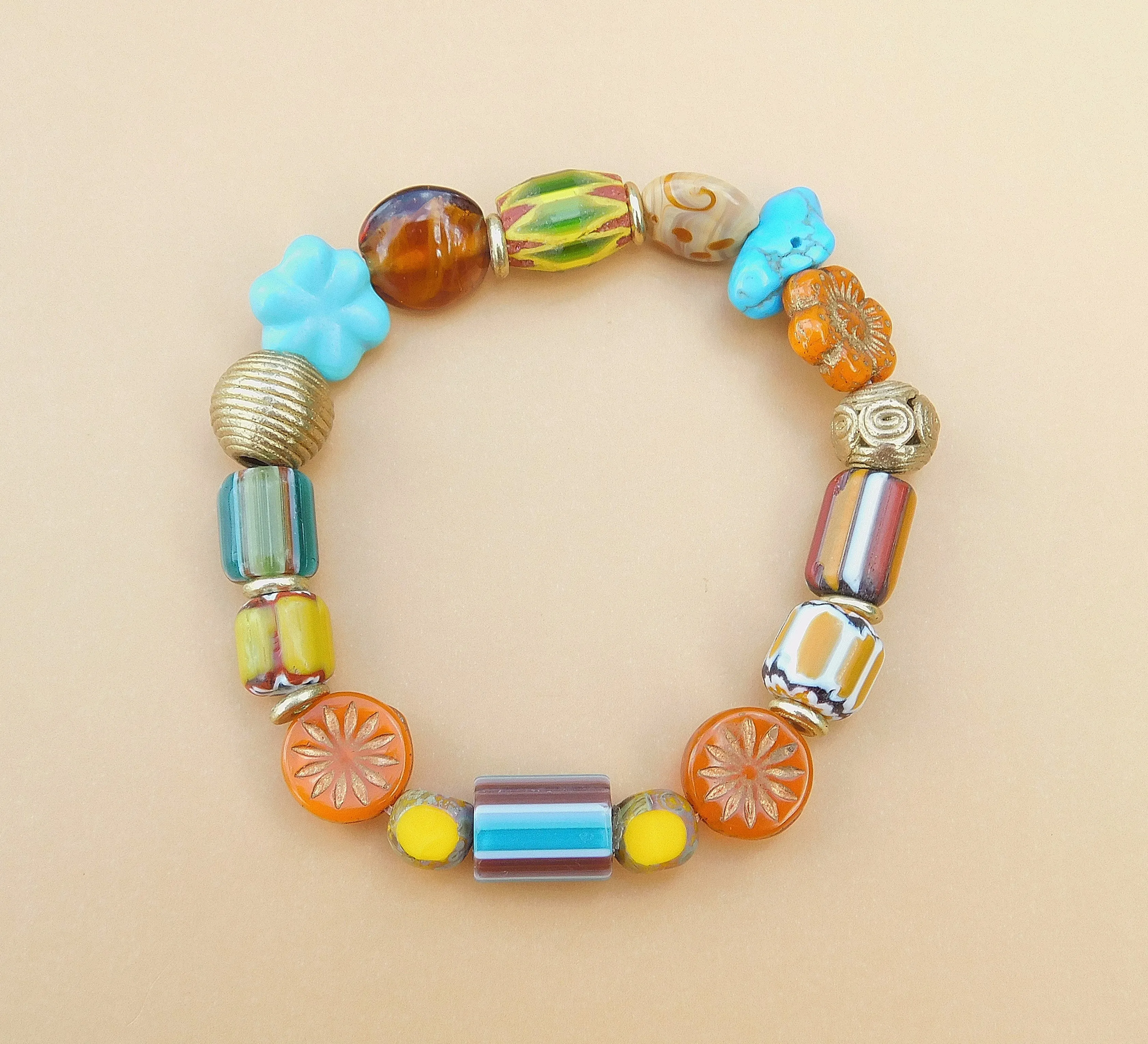 Bead Soup Stretch Bracelet