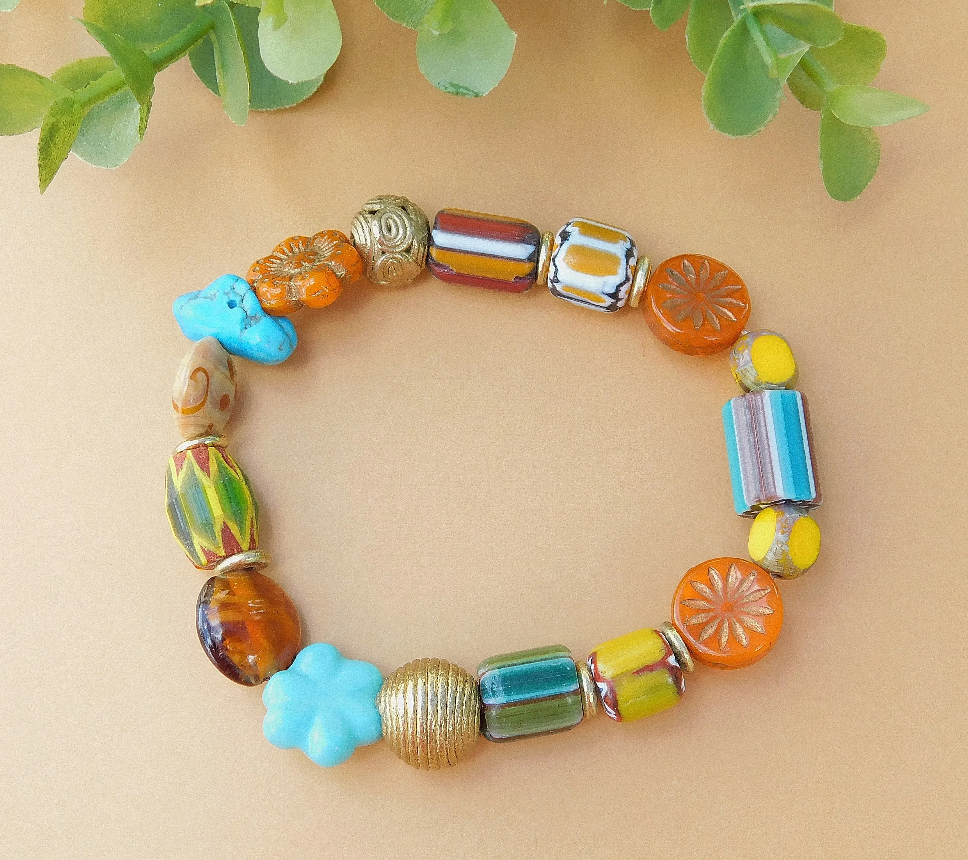 Bead Soup Stretch Bracelet