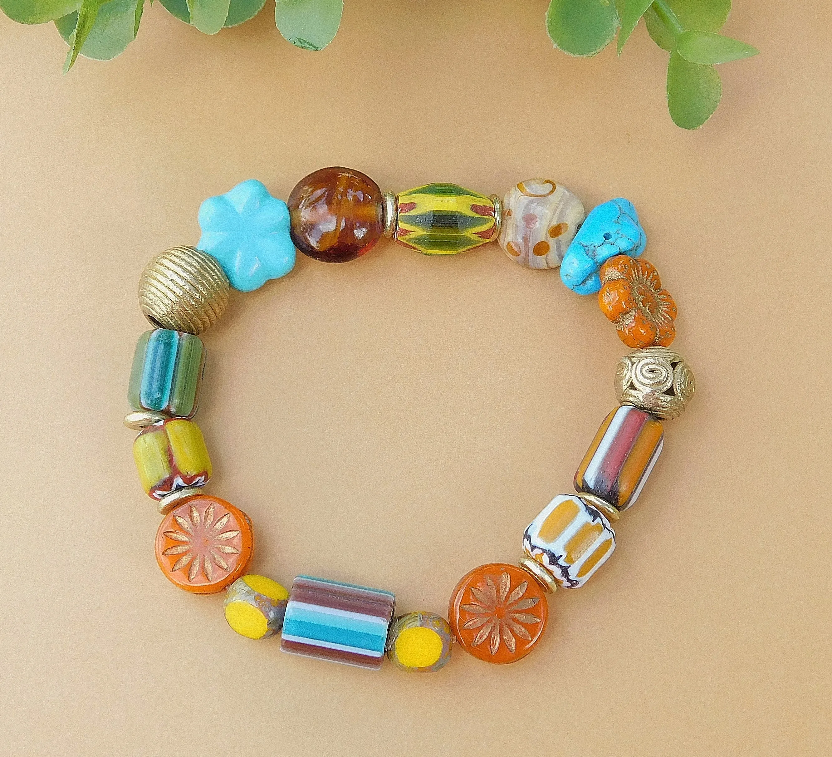 Bead Soup Stretch Bracelet