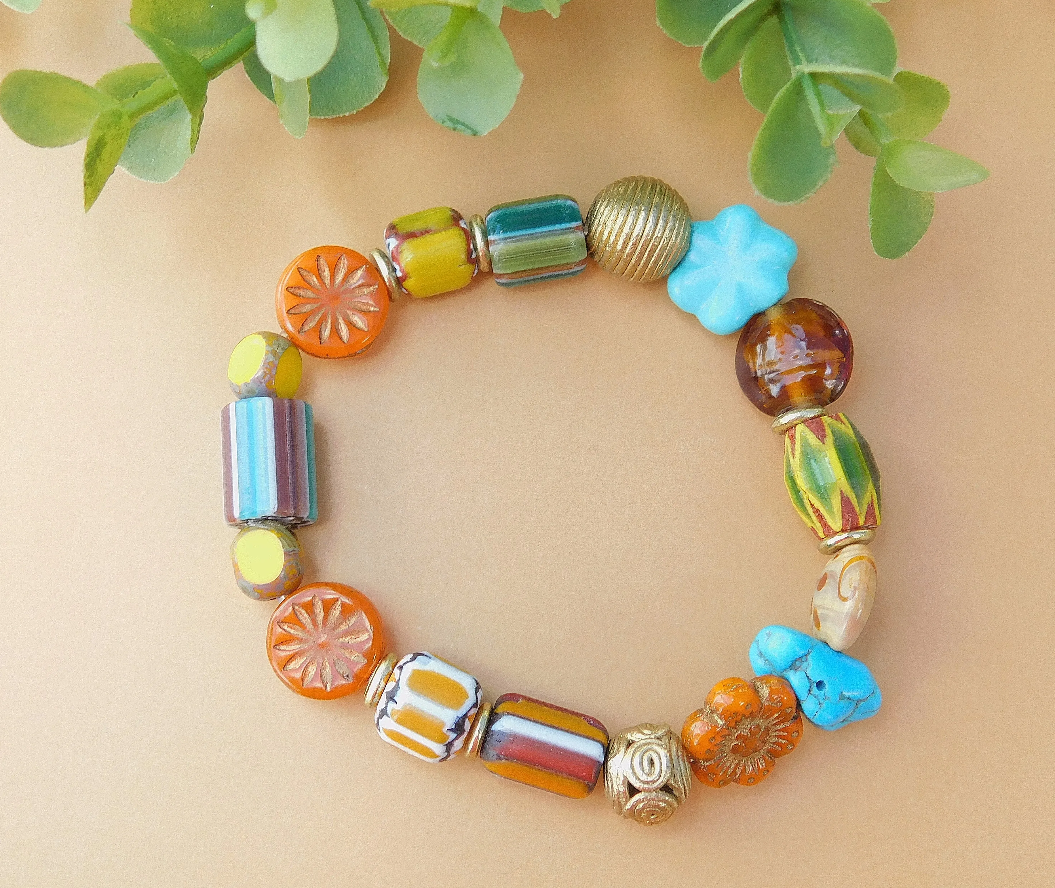 Bead Soup Stretch Bracelet