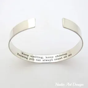 Birthday Friend Gift - Secret Message Bracelet