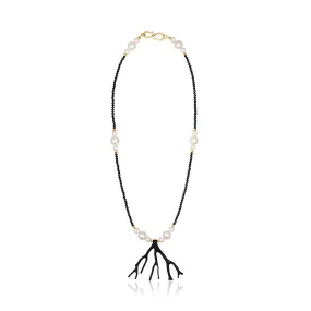 Black Branch Coral Necklace