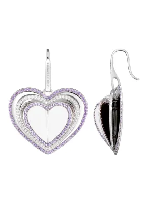 Book of Love Earrings - Purple Capsule