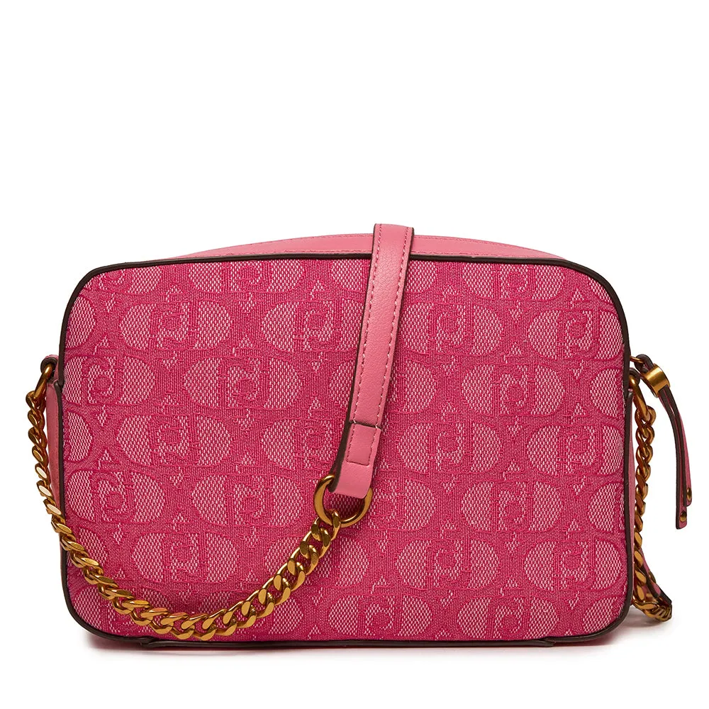 Borsa a Tracolla LIU JO in Tessuto con Logo Jacquard colore Lady Pink