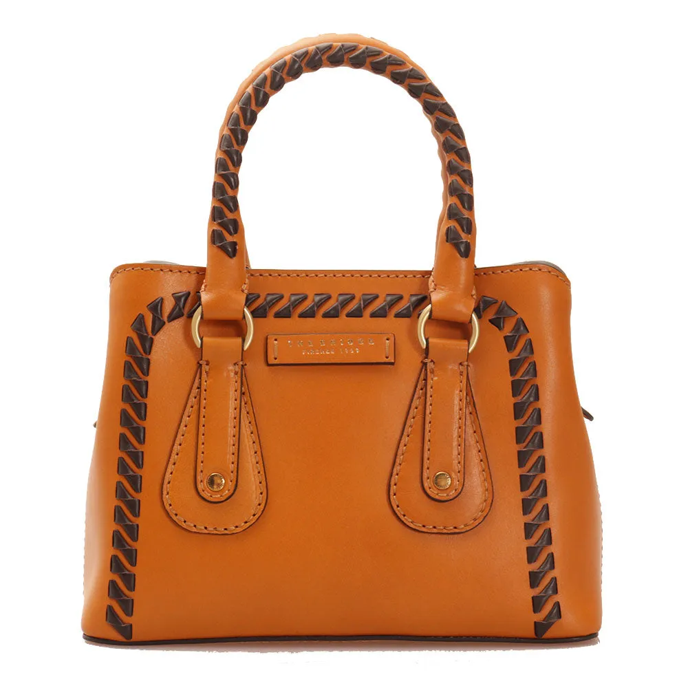 Borsa Donna a Mano Double Function THE BRIDGE linea Cecilia Wow in Pelle color Biscotto