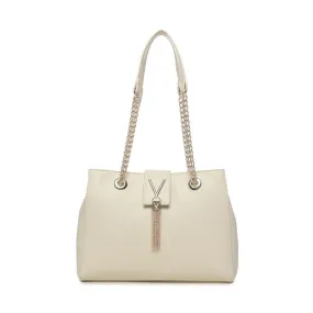 Borsa Donna a Spalla Misura Media VALENTINO BAGS linea Divina Colore Beige