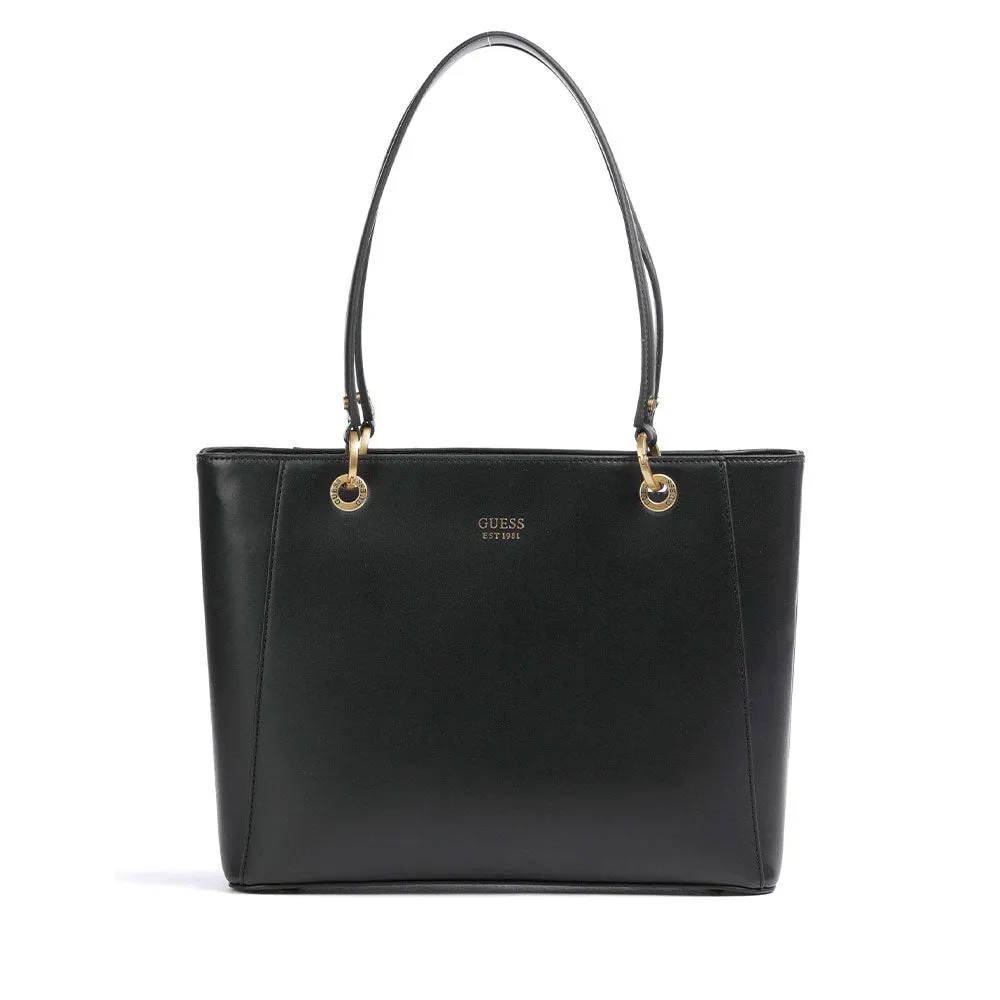 Borsa Donna Shopper a Spalla GUESS Linea Masie colore Nero