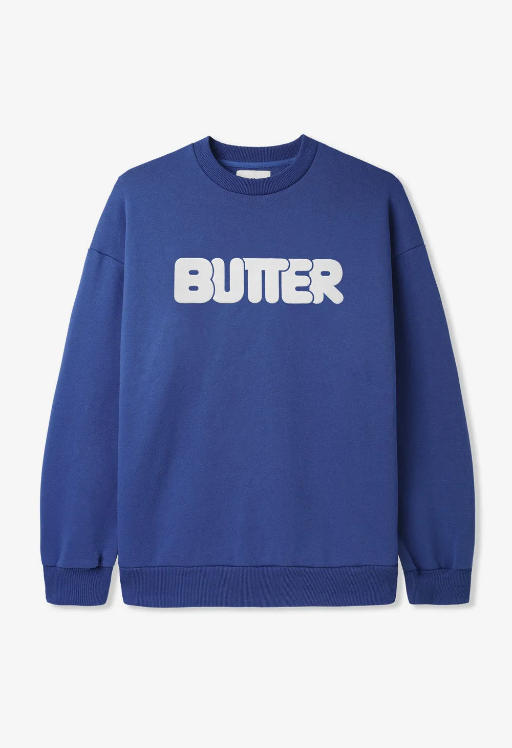 BUTTER GOODS Rounded logo crewneck