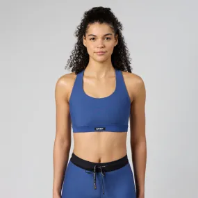 Cadence™ Scoop Neck Run Bra - Space Blue