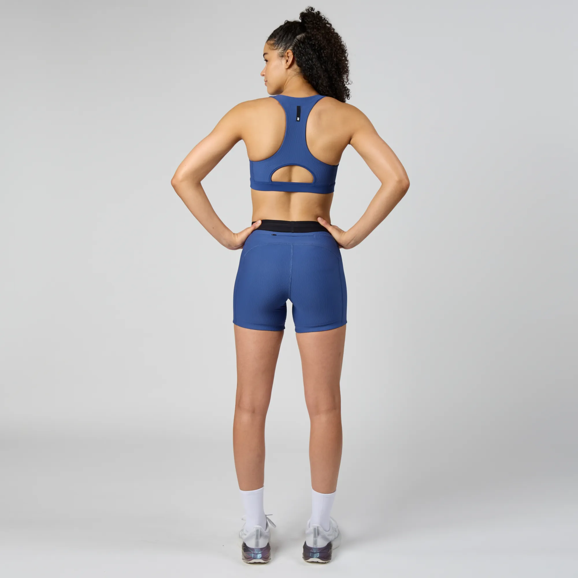 Cadence™ Scoop Neck Run Bra - Space Blue