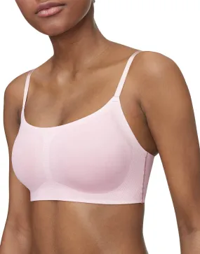 Calvin Klein Women Invisibles Adjustable Stap Bralette Allurish Blush QF4783