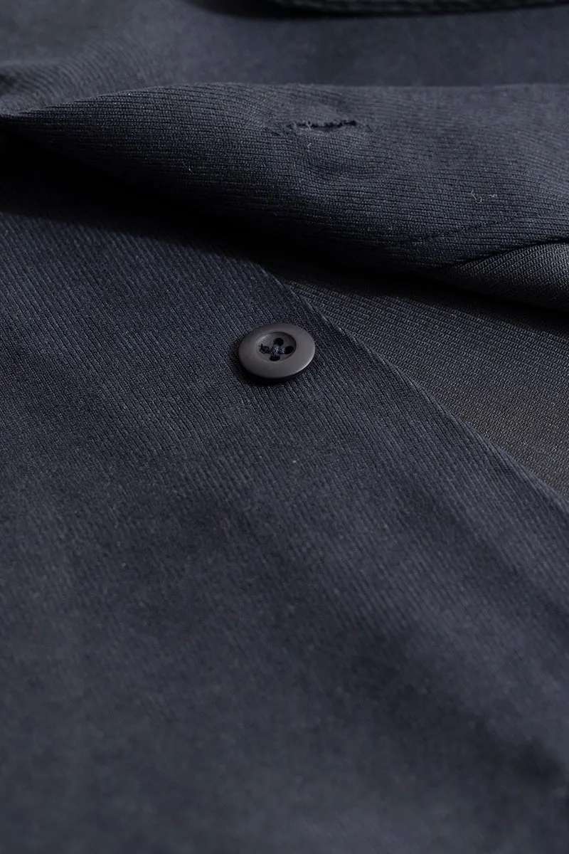 Chenille Ash Grey Overshirt