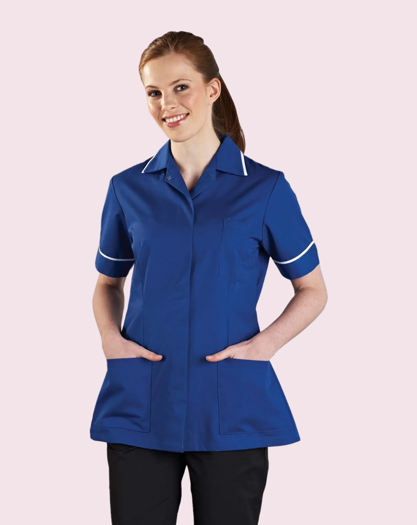 Claira Revere Collar Healthcare Tunic