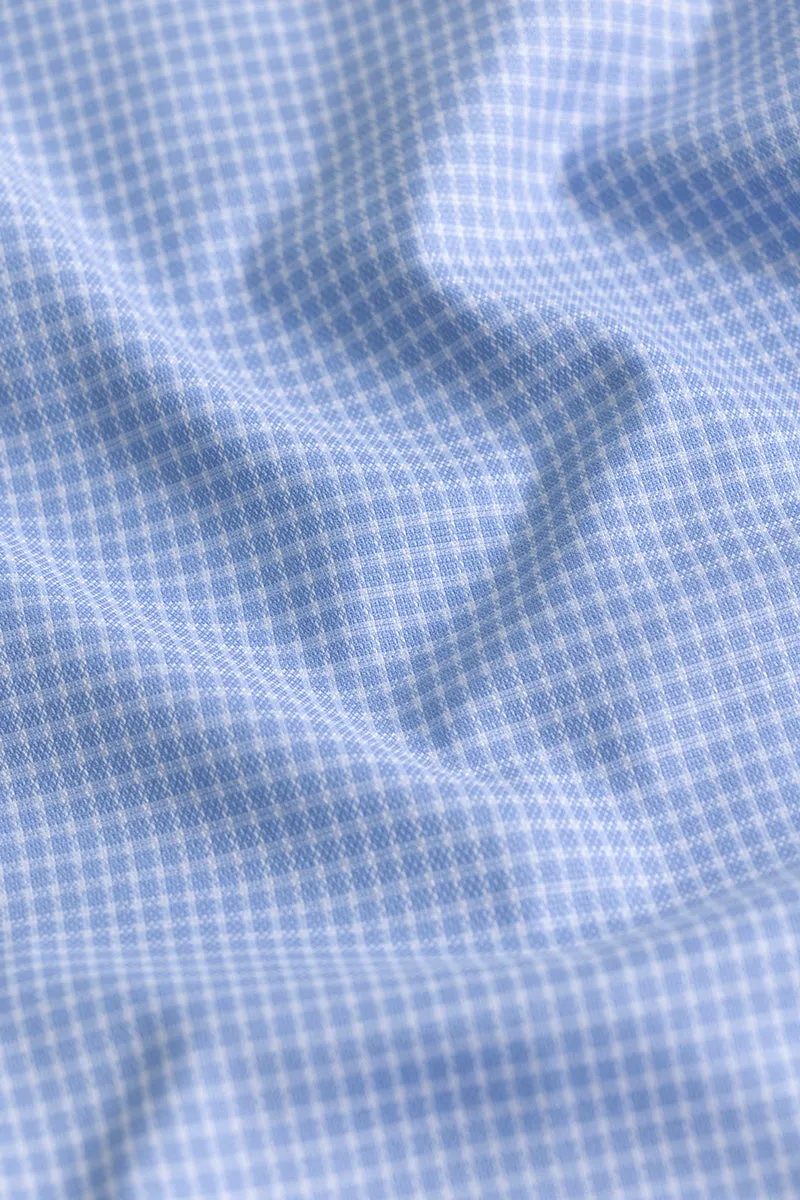 Classic Gingham Blue Shirt