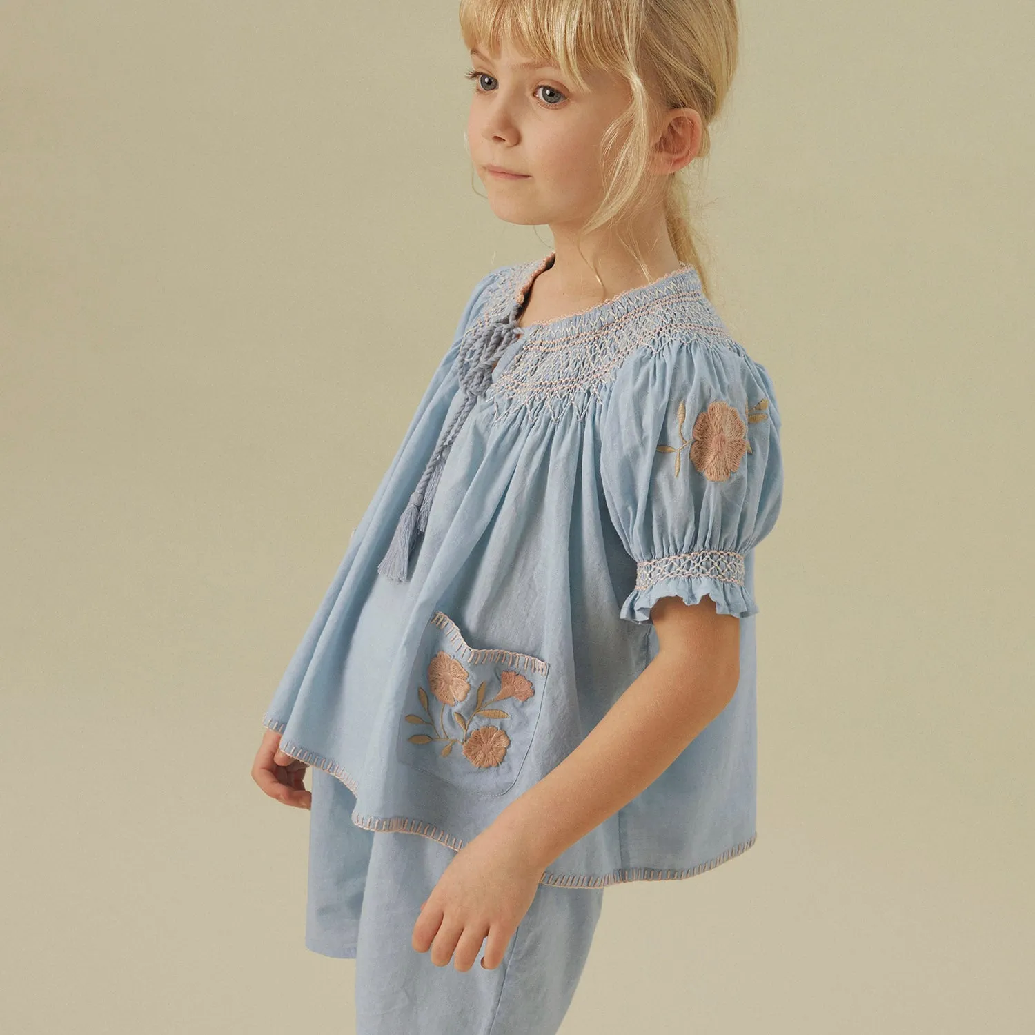 Cotton Verna Set - Blue Jay