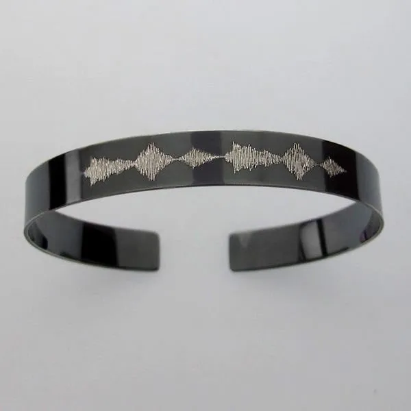 Custom Sound Wave Bracelet - Voice Wave Cuff