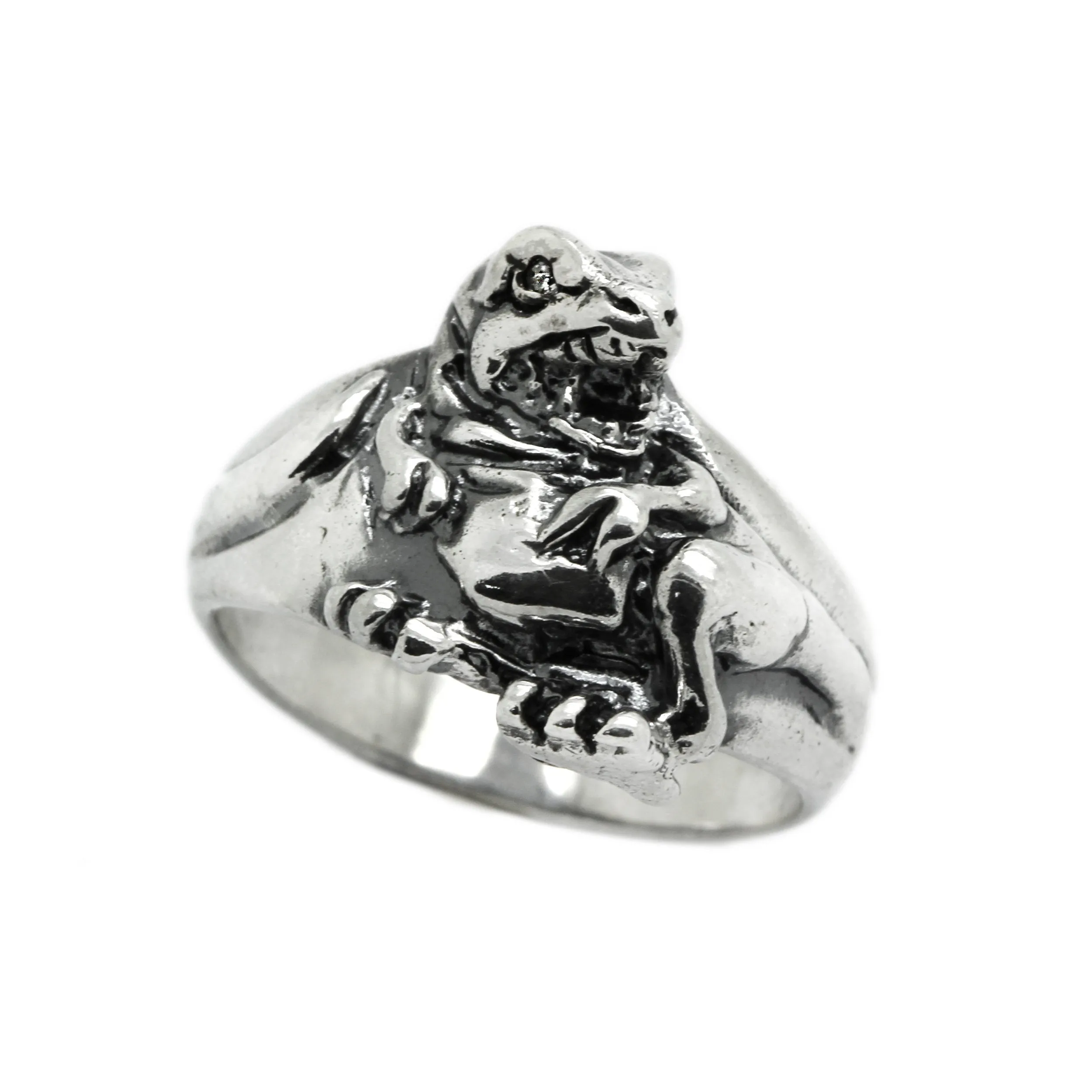 Dinosaur Jurassic Park Unisex Ring Silver 925