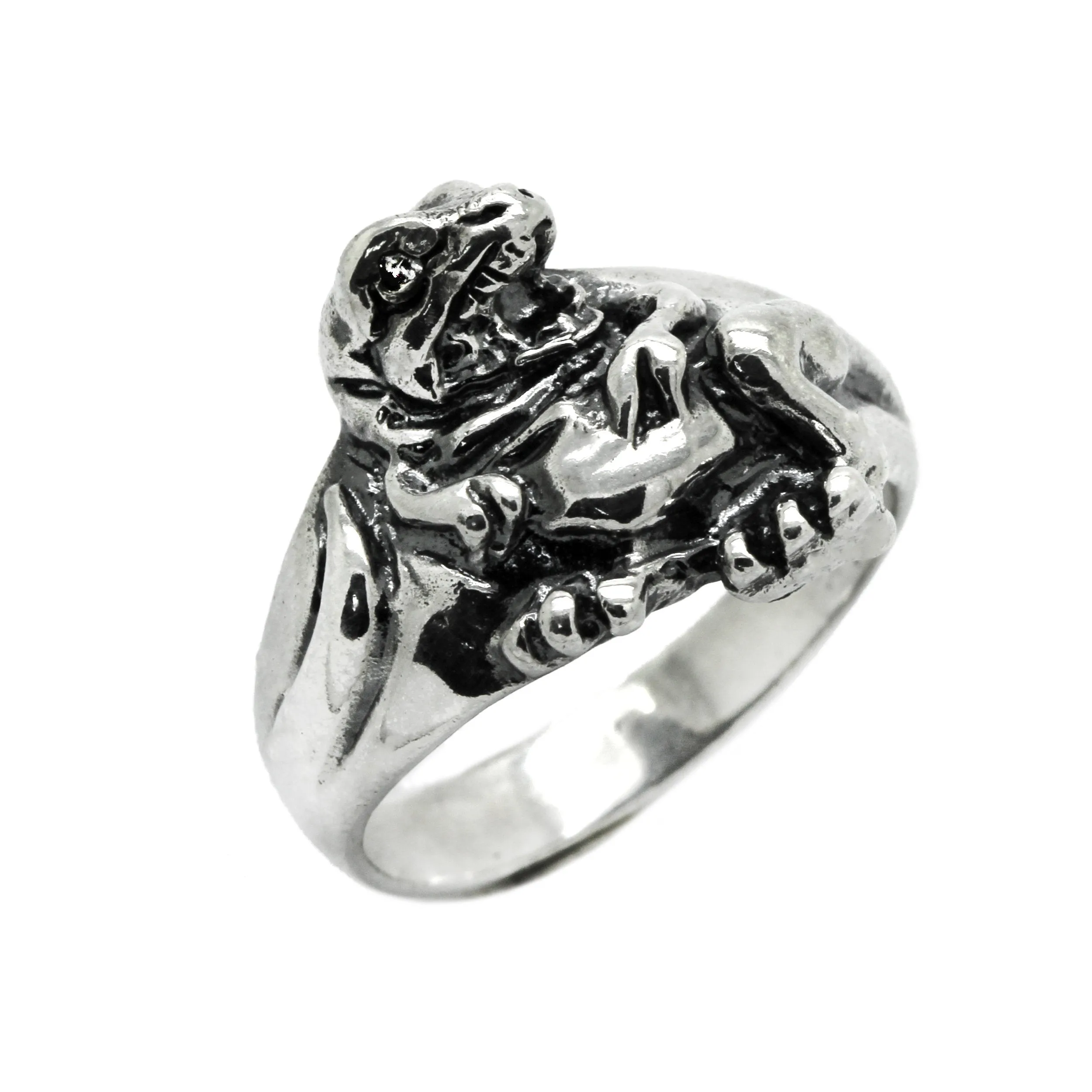 Dinosaur Jurassic Park Unisex Ring Silver 925