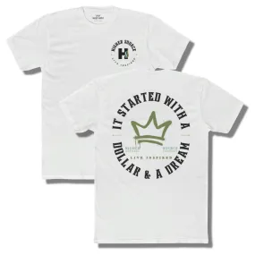 Dollar & A Dream - White / Mustard Green