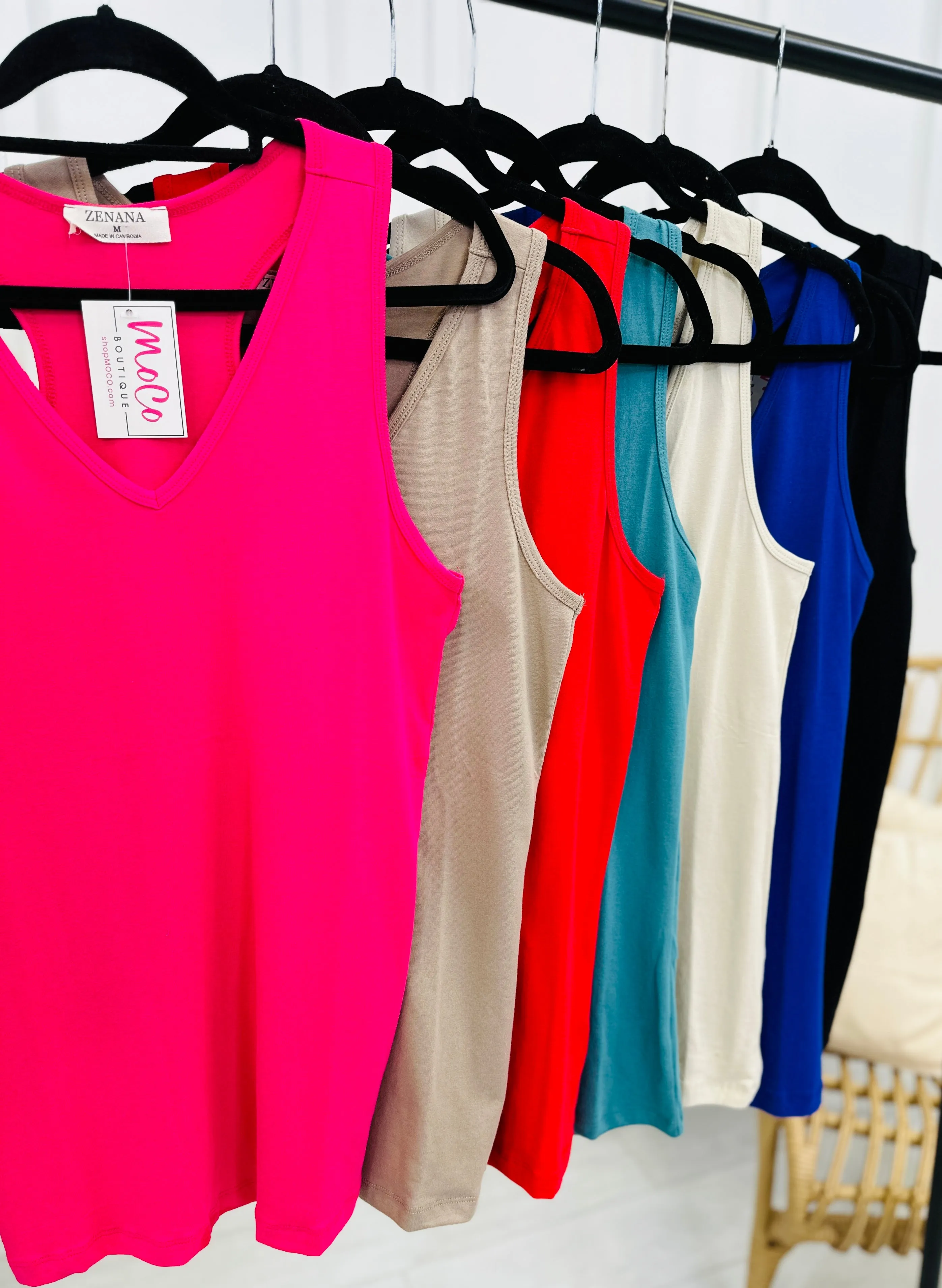 DOORBUSTER! REG/CURVY Playing The Part Tank Top- Multiple Colors!