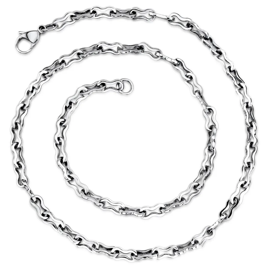 Elegant Figure 8 Stainless Steel Necklace