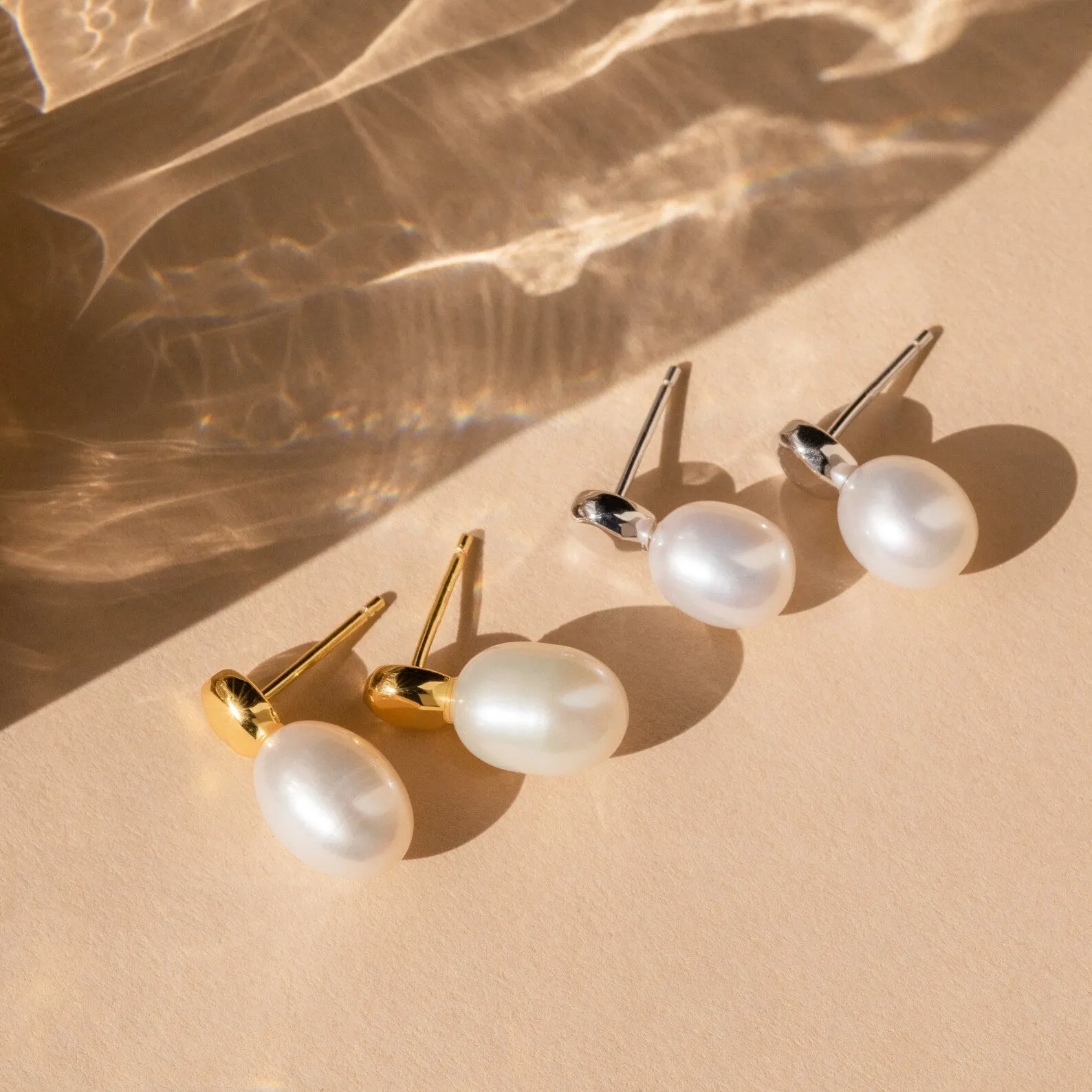 Erin Pearl Drop Studs