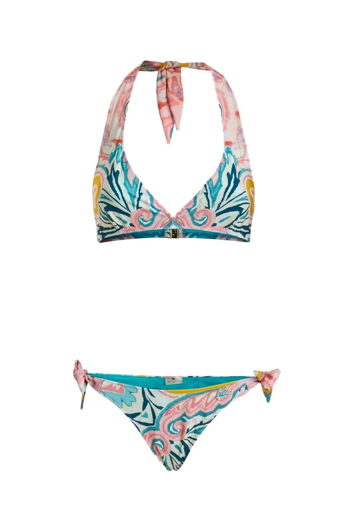 Etro Starburst Paisley Print Bikini - Light Blue