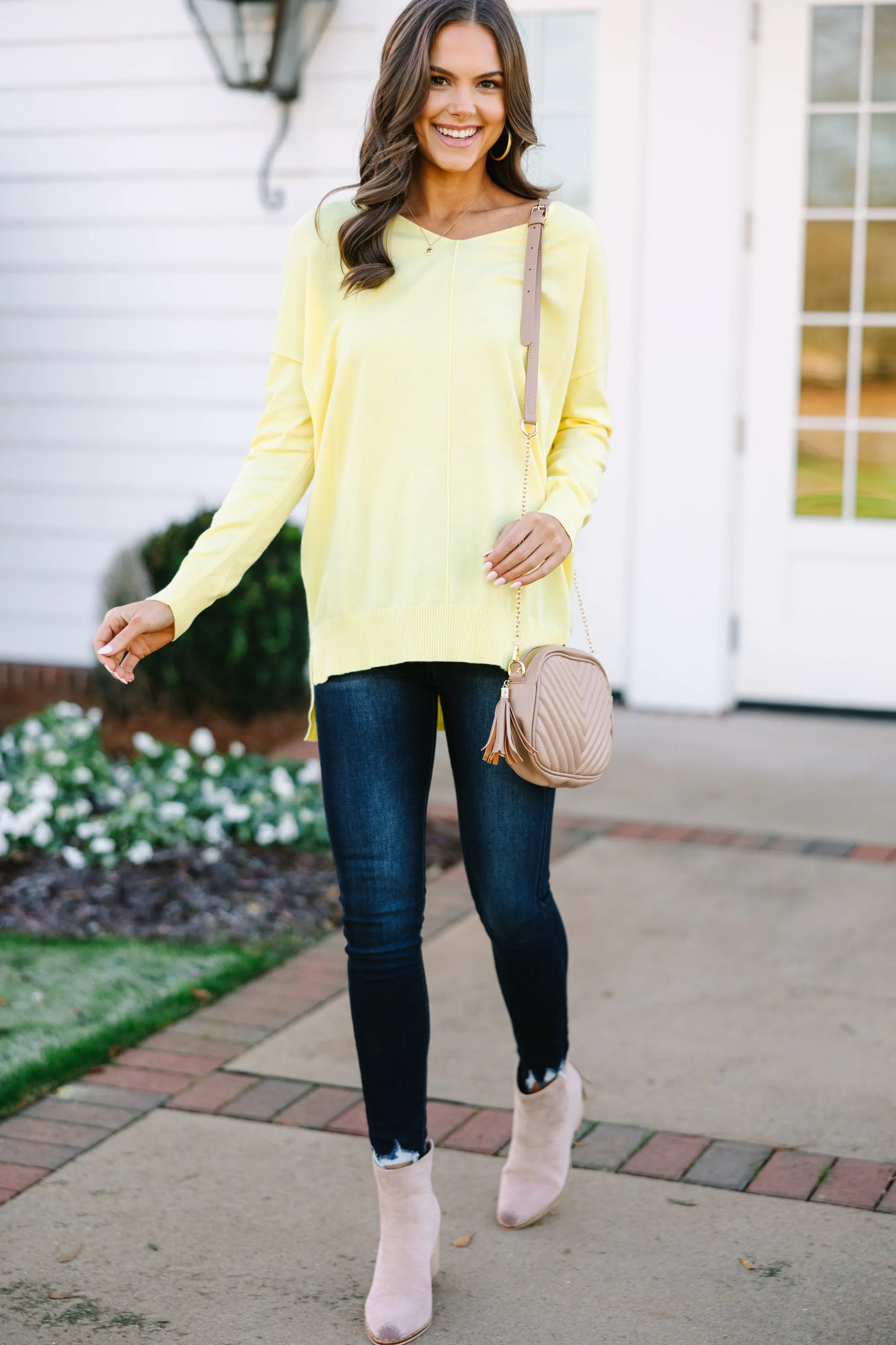 Get To Know You Banana Yellow Tunic