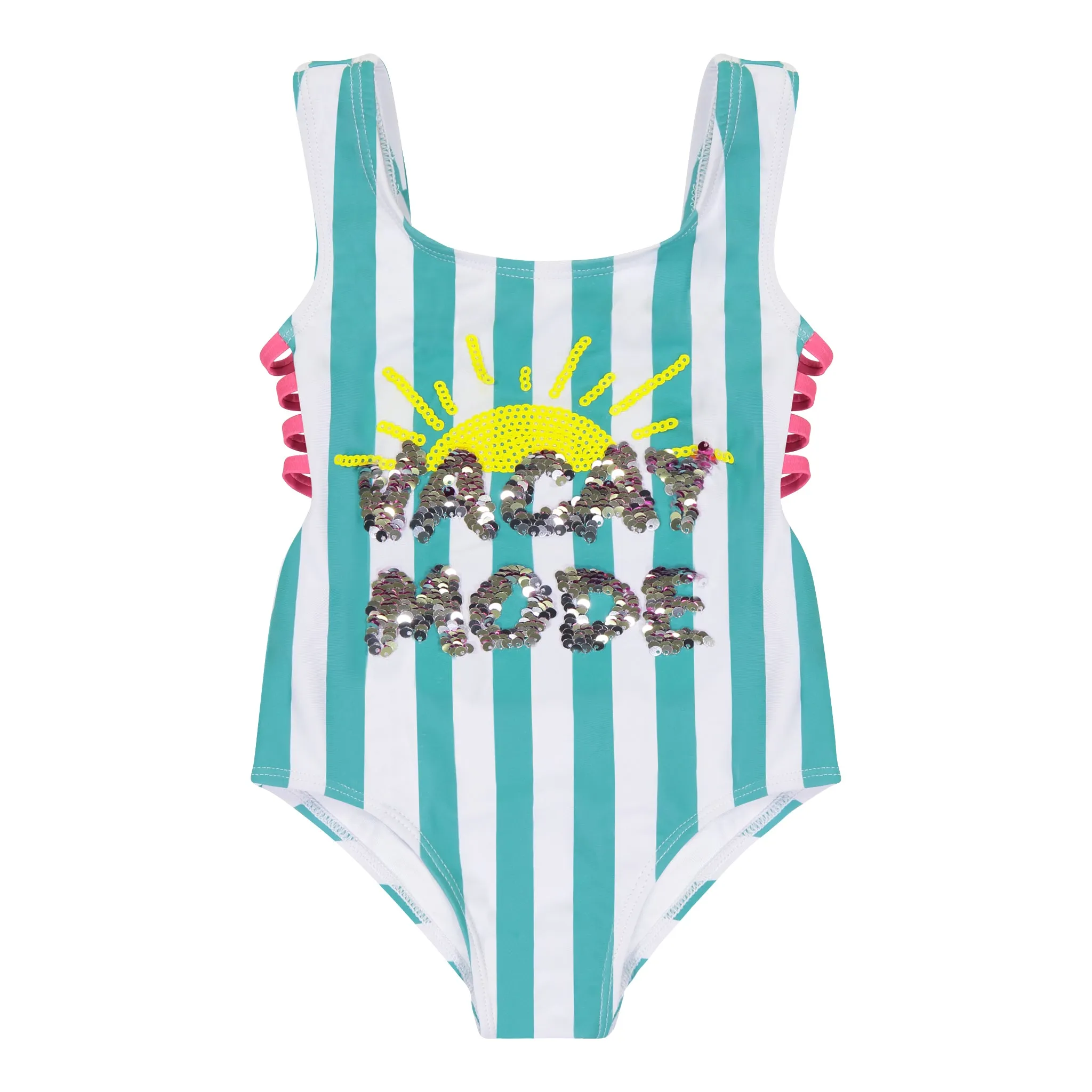 Girls Vacay Mode 1-Piece Swimsuit (Size 8 -16 Years)