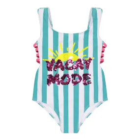 Girls Vacay Mode 1-Piece Swimsuit (Size 8 -16 Years)