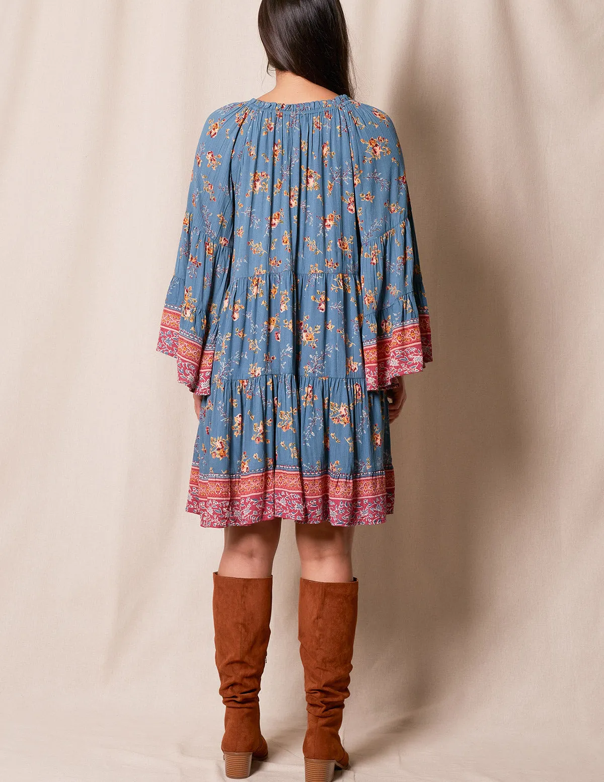 Hailee Bell Sleeve Tunic Dress