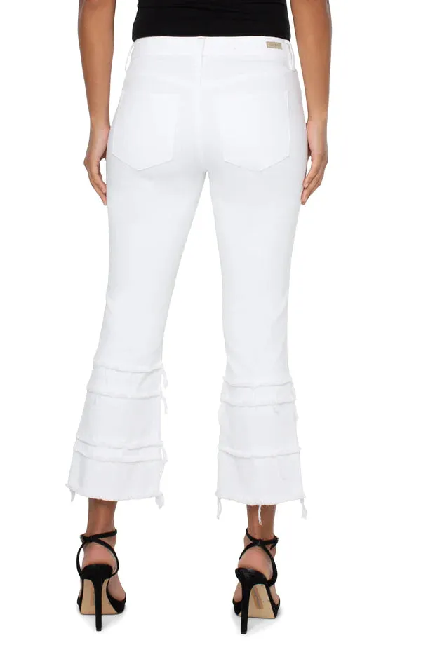 Hannah Cropped Flare w/ Crop Hem Jeans