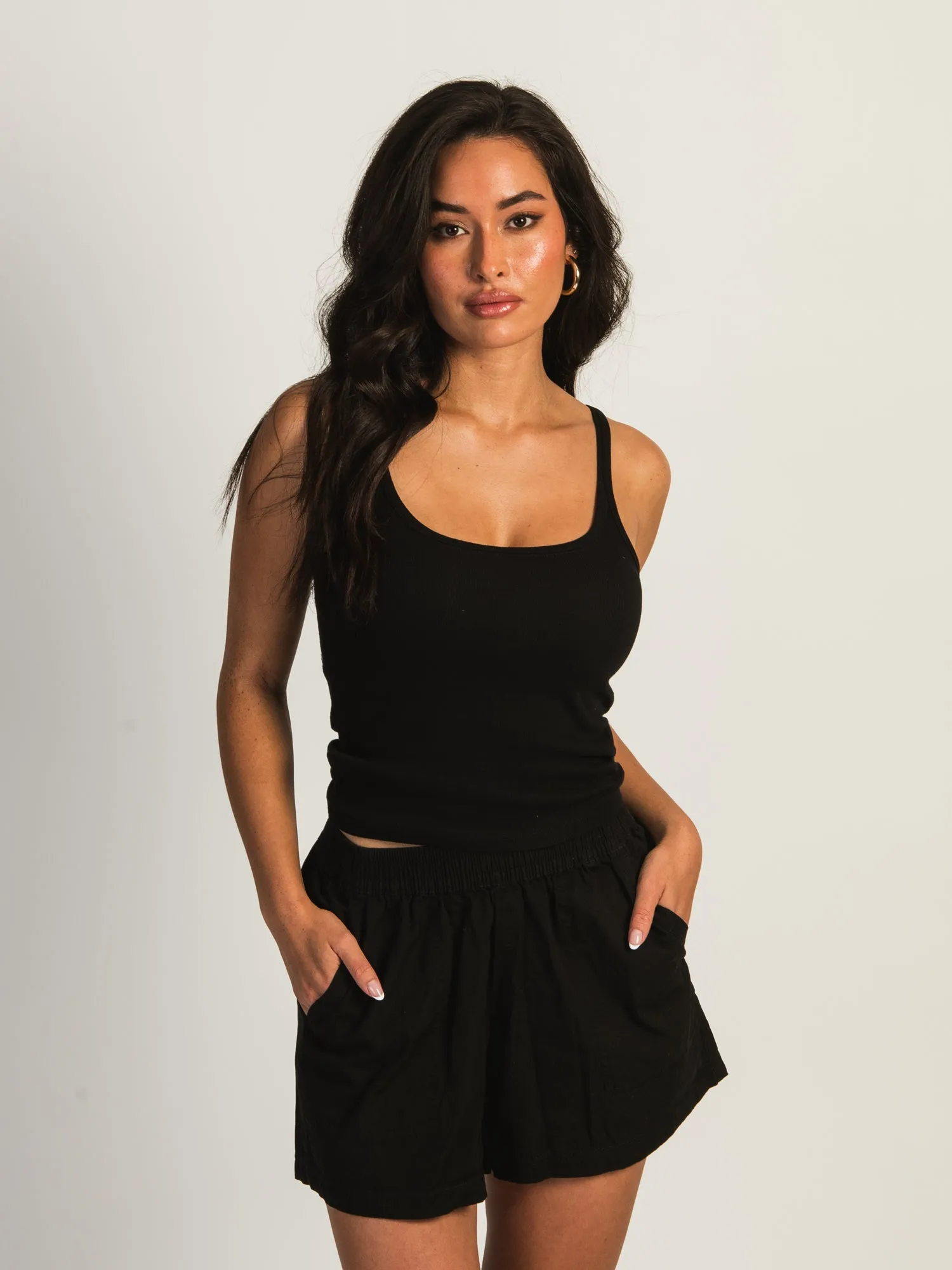 HARLOW SARAH TANK - BLACK