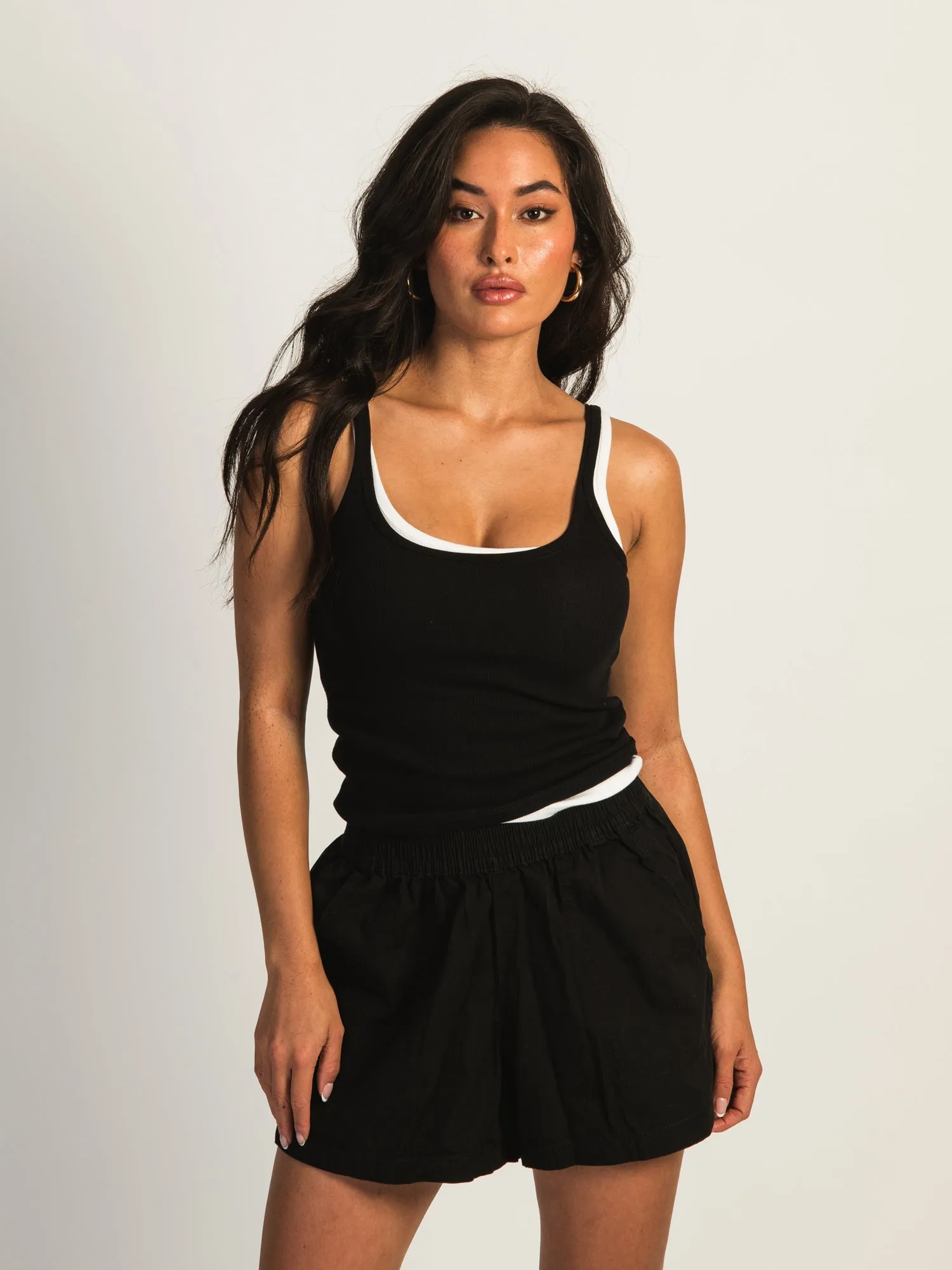 HARLOW SARAH TANK - BLACK