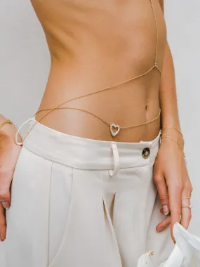 Heart Belly Chain